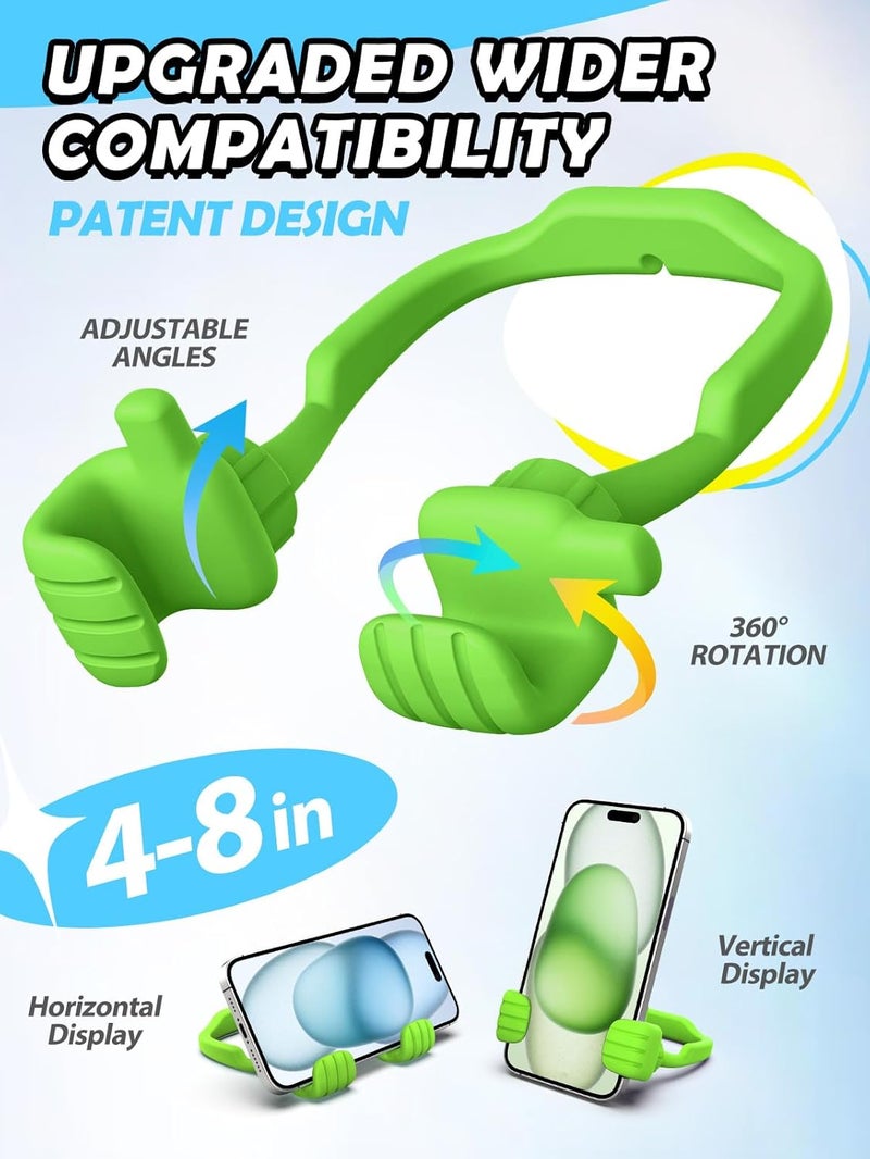 CALDEVER Valentines Gifts for Kids Teens Boys Girls Cell Phone Stand: Upgrade Adjustable Thumbs Up Lazy Phone Holder for Desk Fun Birthday Gifts for Grandma Adults Husband from Wife - Image 2